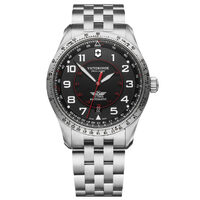Men's watch Victorinox 241888 Airboss, 40mm, 10ATM, Silver