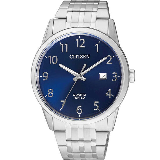 Ceas barbatesc Citizen BI5000-52L, Quartz, 39mm, 5ATM, Argintiu