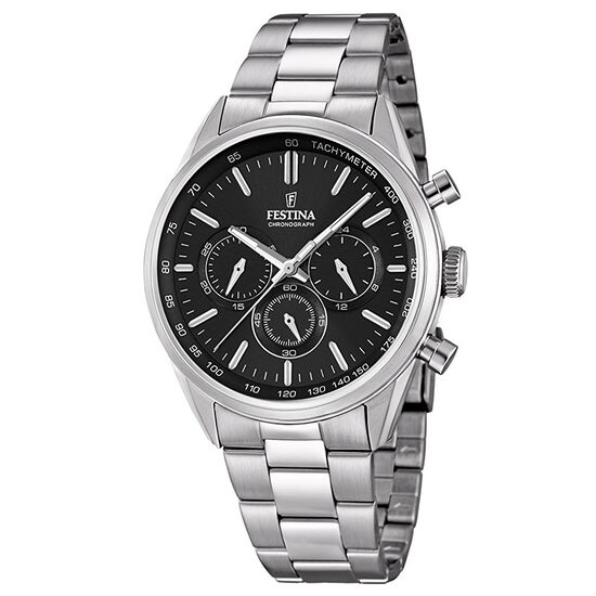 Men's watch Festina F16820/4, Quartz, 44mm, 5ATM