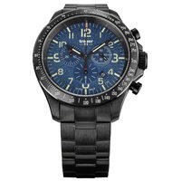 Men's watch Traser 109462, Quartz, 46mm, 10ATM, Black