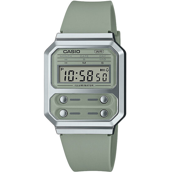 Ceas barbatesc Casio A100WEF-3AEF, Quartz, 33mm, 3ATM