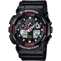 Men's watch Casio GA-100-1A4ER G-Shock 51mm, 20atm, Black