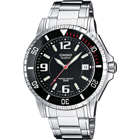 Orologio da uomo Casio MTD-1053D-1AVES, Quarzo, 43mm, 20ATM