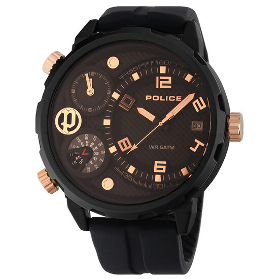 Orologio da uomo Police PEWJN2195301, Quarzo, 51mm, 5ATM