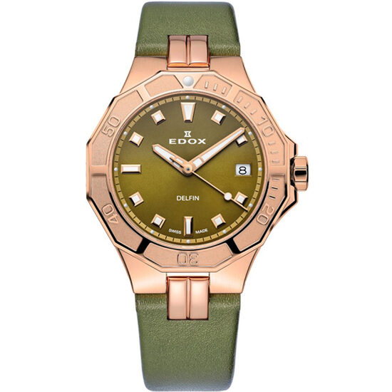 Orologio da donna Edox 53020-37RC-VR, Quarzo, 38mm, 20ATM