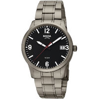 Herenhorloge Boccia 3650-03, Quartz, 40 mm, 10ATM