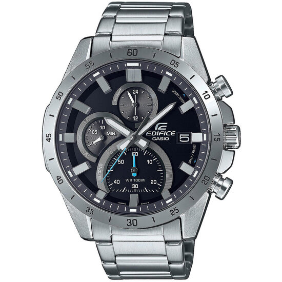 Men's watch Casio EFR-571D-1AVUEF, Quartz, 47mm, 10ATM, Silver