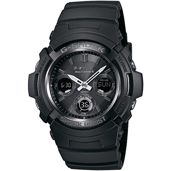 Ceas barbatesc Casio AWG-M100B-1AER G-Shock,  46mm, 20atm, Negru