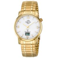 Orologio da uomo Master Time MTGA-10312-12M Serie Basic Radiocontrollato, 41mm, 3ATM, Oro