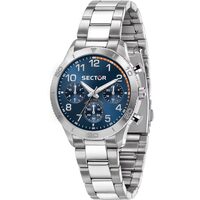 Orologio da uomo Sector R3253578018, Quarzo, 37mm, 5ATM