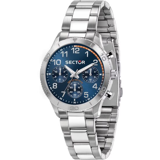 Orologio da uomo Sector R3253578018, Quarzo, 37mm, 5ATM
