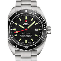 Orologio da uomo Swiss Military SMA34100.01, Automatico, 42mm, 30ATM