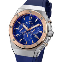 Orologio da uomo Tw-Steel CE4046, Quarzo, 44mm, 10ATM, Argento