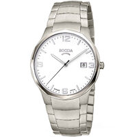 Herenhorloge Boccia 3656-01, quartz, 39 mm, 5ATM