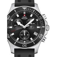 Herenhorloge Swiss Military SM34067.07 Chronograaf, 42 mm, 10ATM, Zilver