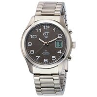 Orologio da uomo ETT EGS-11332-53M Solar Drive Radio Controlled Basic, 39mm, 5ATM, Argento