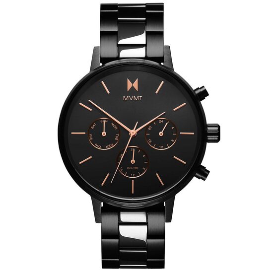 Orologio da donna MVMT FC01-BL Nova Crux, 38mm, 5ATM, Nero