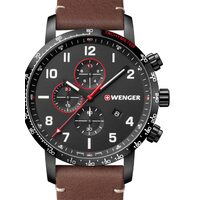 Men's watch Wenger 01.1543.107 Attitude Chono Special Edition 44mm, 10ATM, Black