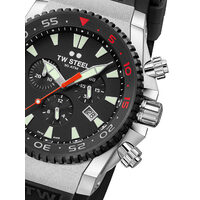 Orologio da uomo Tw-Steel ACE401, Quarzo, 44mm, 30ATM, Argento