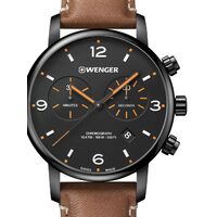 Men's watch Wenger 01.1743.113 Urban Metropolitan, 44mm, 10ATM, Black