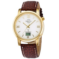 Orologio da uomo Master Time MTGA-10298-13L Serie Basic Radiocontrollato, 41mm, 3ATM, Oro