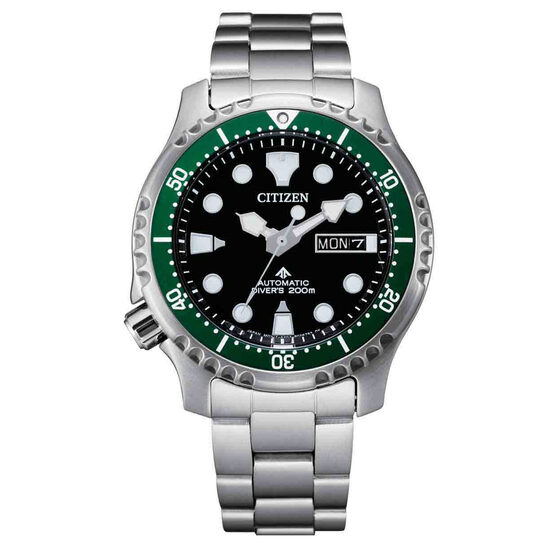 Reloj para hombre Citizen NY0084-89EE, Automático, 41mm, 20ATM, Plata