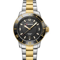 Women's watch Wenger 01.0621.113, Quartz, 36mm, 20ATM, Silver