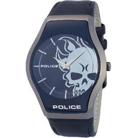 Orologio da uomo Police PEWJA2002302, Quarzo, 45 mm, 3 ATM, Nero