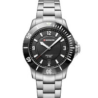 Women's watch Wenger 01.0621.109, Quartz, 36mm, 20ATM, Silver