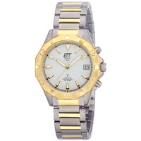Orologio da uomo ETT EGT-11359-25M Solar Drive Radiocontrollato RC Alaska Titanio, 41mm, 5ATM, Argento