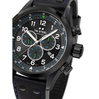Orologio da uomo Tw-Steel SVS306, Quarzo, 48mm, 10ATM, Nero