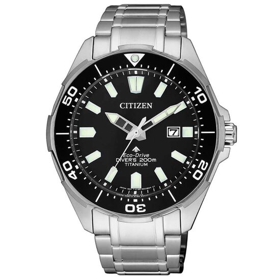 Reloj para hombre Citizen BN0200-81E Eco-Drive Super-Titanium Promaster 44mm, 20ATM, Plata