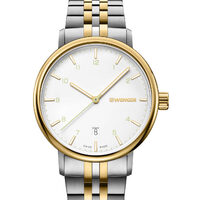 Men's watch Wenger 01.1731.122, Quartz, 40mm, 10ATM, Gold