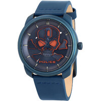 Orologio da uomo Police PL15714JSBL.03 Bleder, 44mm, 3ATM, Blu