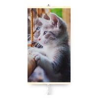 Pannello radiante elettrico decorativo TRIO, riscaldamento a infrarossi 430W, modello kitty, 100 x 57 cm