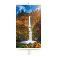 Decorative electric radiant panel TRIO, infrared heating 430W, Waterfall model, 100 x 57 cm