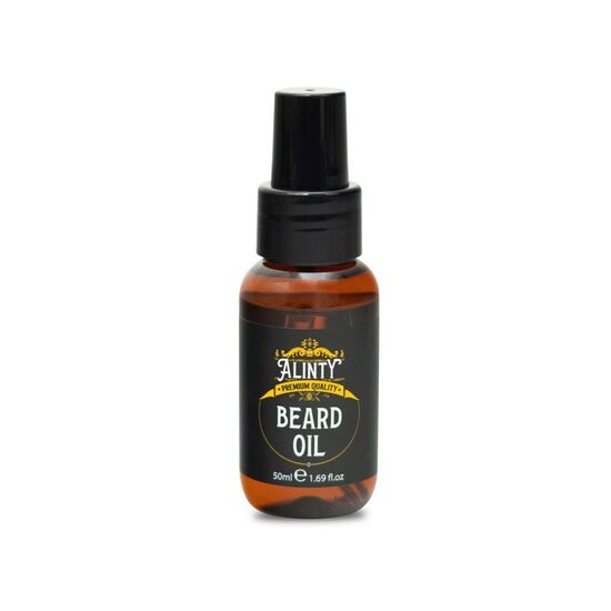 Alinty Men olio naturale per la cura di barba e baffi, Aloe Vera, 50 ml