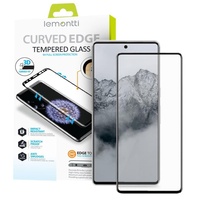 Pellicola in vetro curvo 3D Lemontti Honor 200 Pro Nero