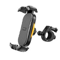 Borofone Supporto Bicicletta, Moto, Monopattino e Monopattino BH59 Flyover Nero (Impugnatura Manubrio)