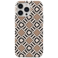 Burga dubbellaags monogram iPhone 14 Pro hoesje