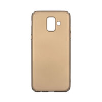 Custodia Samsung Galaxy A6 2018 Just Must Uvo Gold (materiale morbido, vestibilità slim)