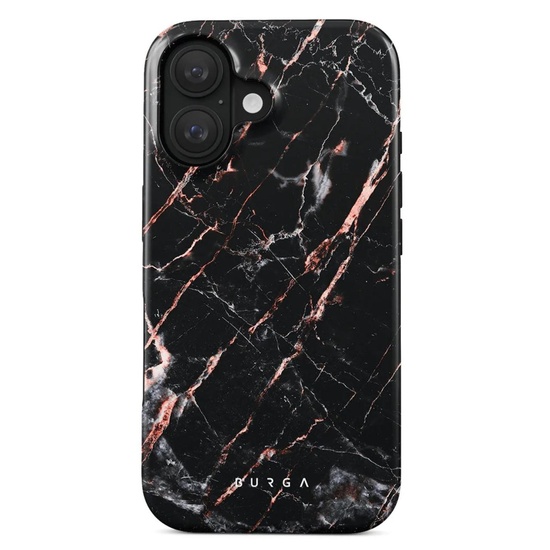 Burga Case Dual Layer Rose Gold Marble iPhone 16