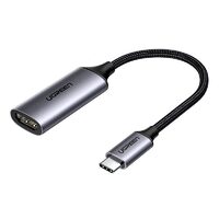 Ugreen Adattatore USB Type-C (T) a 1 x HDMI (M) (3840 x 2160) a 60 Hz, connettori dorati, Nero