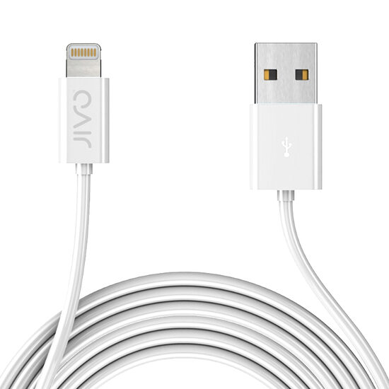 Câble MFI Lightning Jivo USB Blanc 3 m