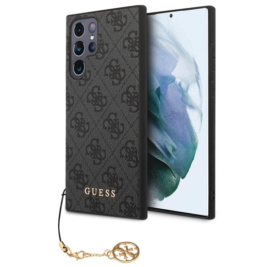 Guess Husa 4G Charms Samsung Galaxy S24 Ultra Grigio
