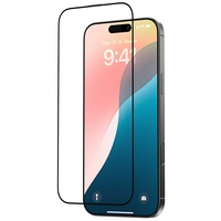Devia Folie Glass Star Series Schermo intero Visualizzazione intera iPhone 16 Plus Nero