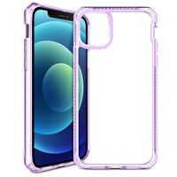 Custodia ibrida Clear Light Purple e trasparente per iPhone 12 Mini IT Skins