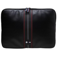 Custodia per laptop BMW 16 pollici Carbon Red Stripes Nero