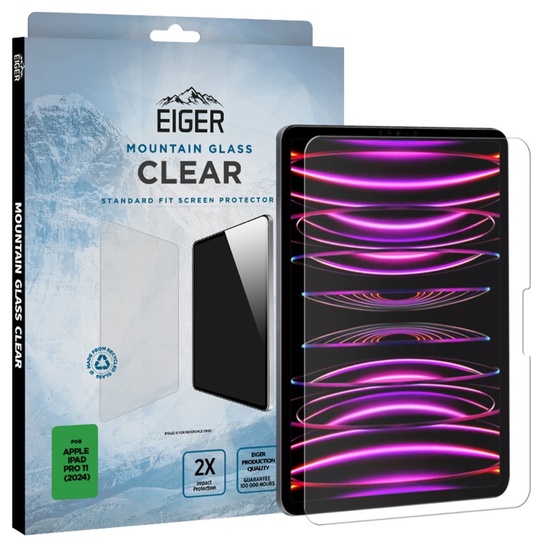 Eiger Folie Glass Mountain Glass iPad Pro 11 (2024) Helder