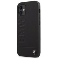 Custodia nera con logo BMW Signature per iPhone 12 Mini